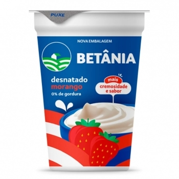 Iogurte Desnatado Morango Betânia Copo 170g