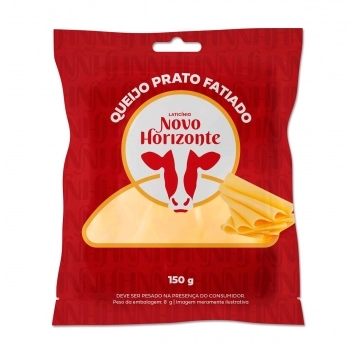 Queijo Prato Fatiado Novo Horizonte 150g