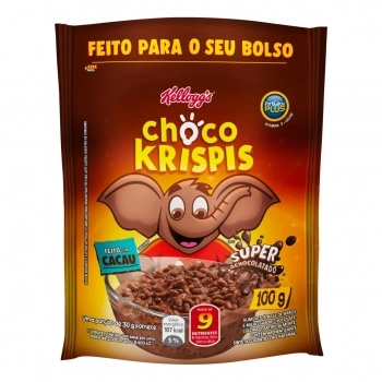 Cereal Choco Krispis Chocolate Kellog`s Bag 100g
